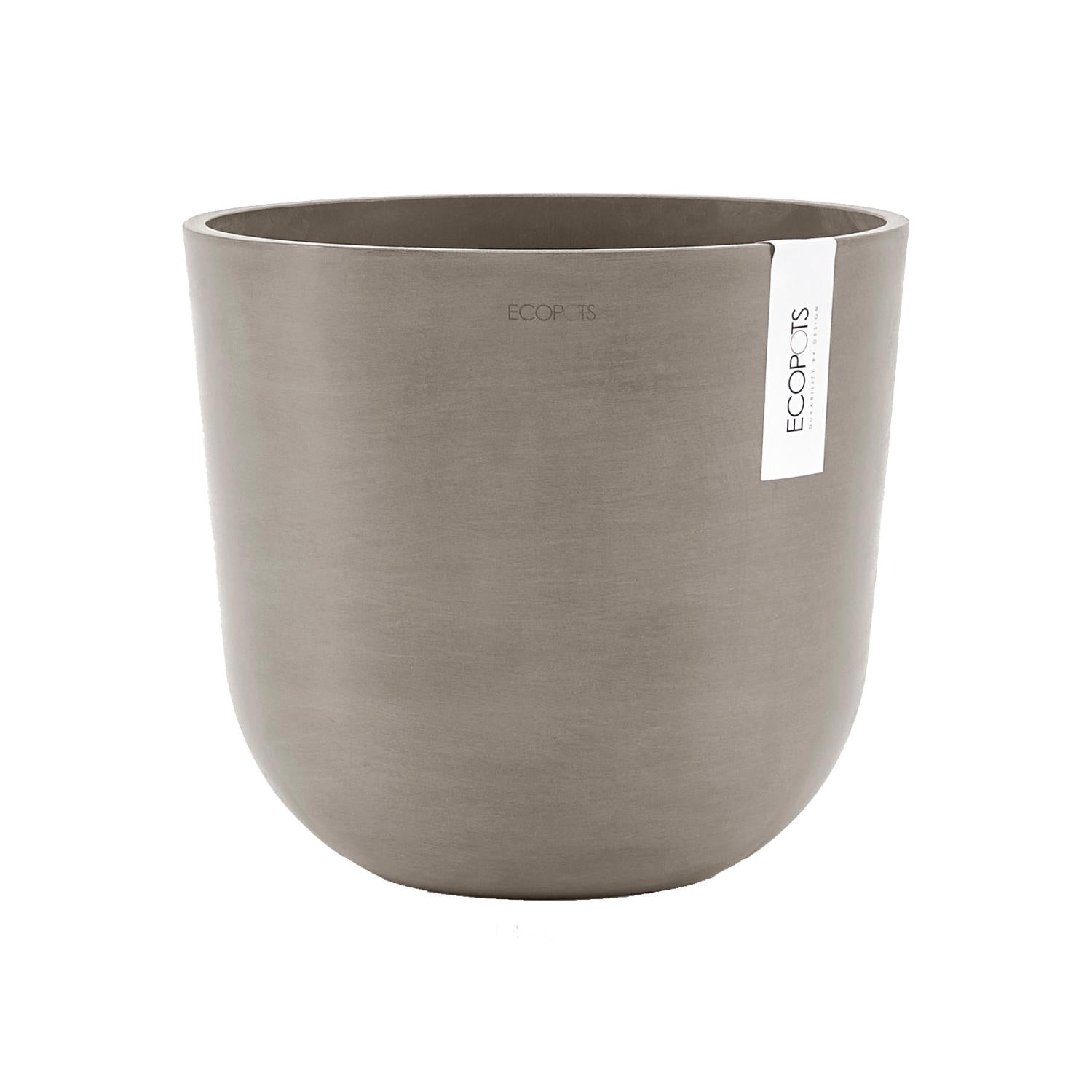 Ecopots Oslo - Taupe / Ø 25 cm x H 21.8